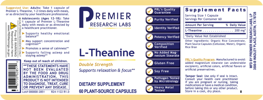 Product image for L-Theanine.