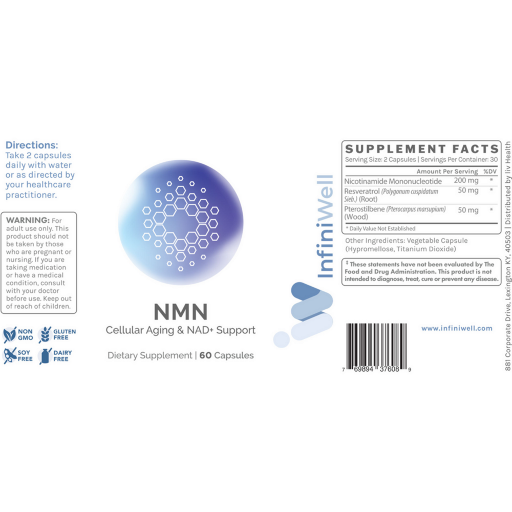 Product image for NMN - Healthy Aging Support.