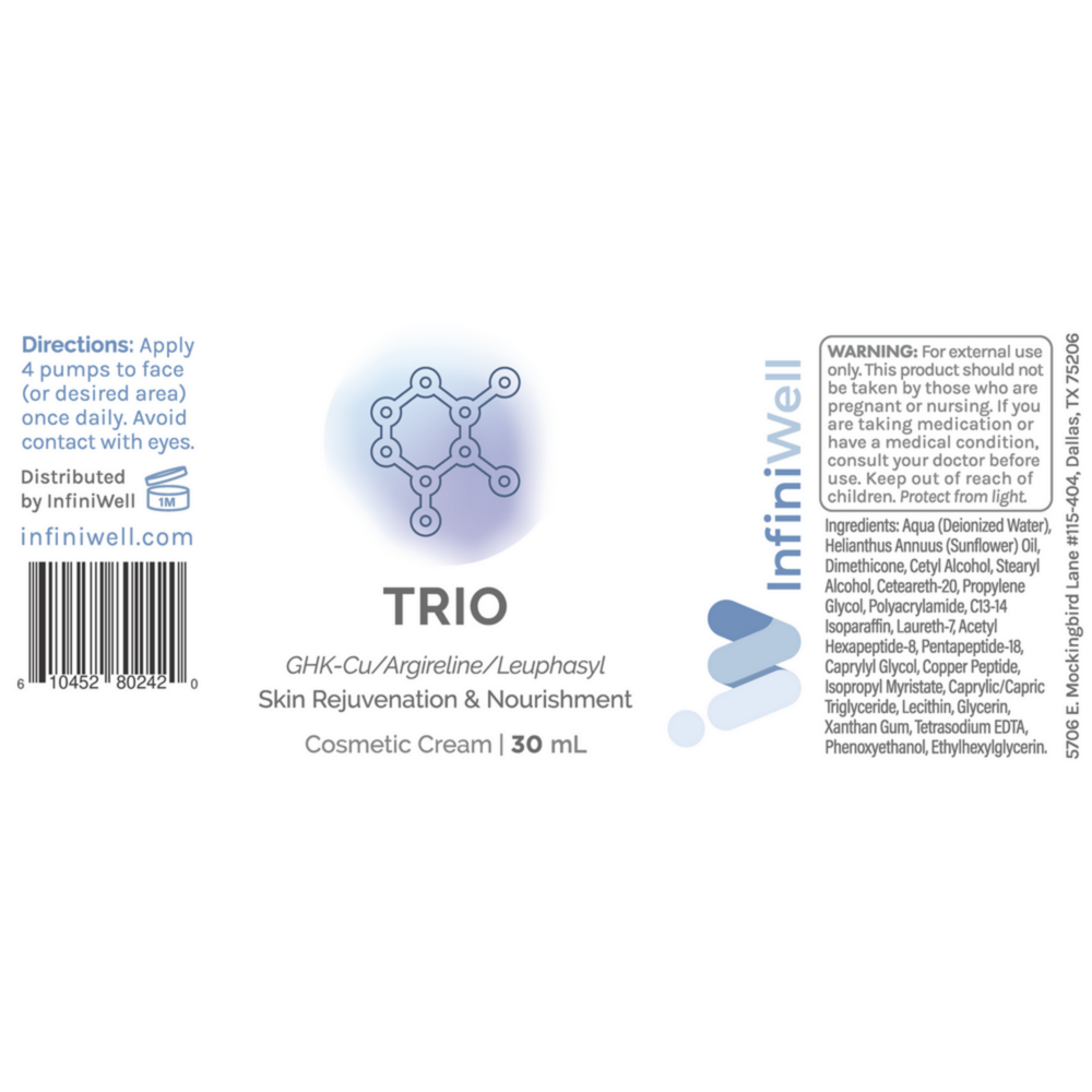 Product image for TRIO- Cosmetic for Skin Radiance and Visible Wrinkle Reduction.