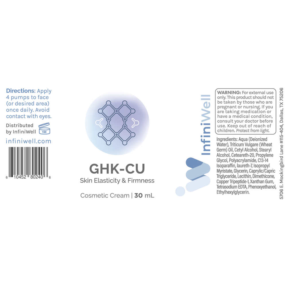 Product image for GHK-CU- Cosmetic for Healthy Skin Aging and Wrinkle Support.