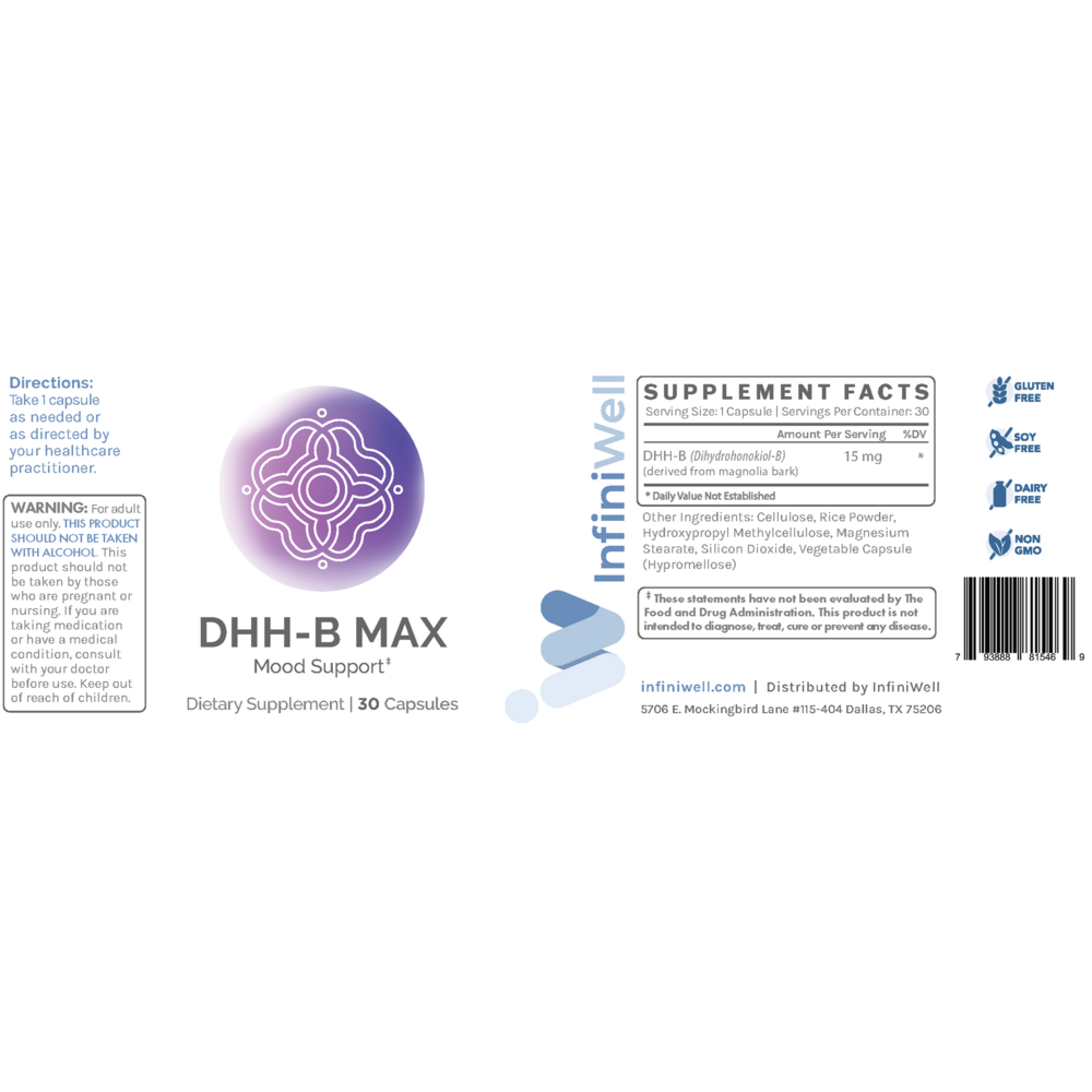 Product image for DHHB Max- Stress Support &amp; Cognitive Function.