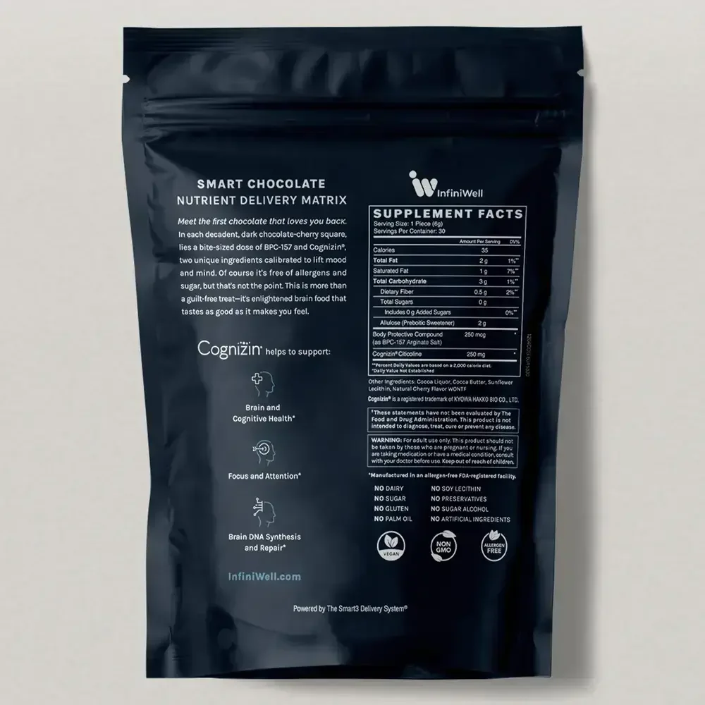 Product image for BPC-157 with Cognizin® - Chocolates.
