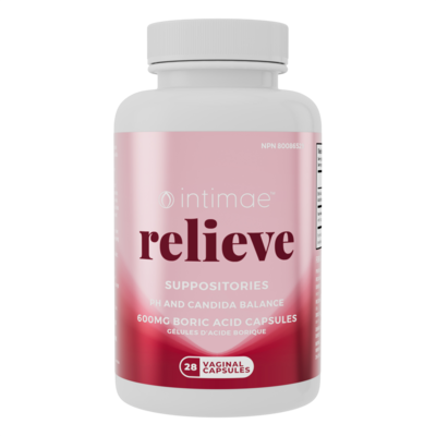 Relieve Vaginal Suppositories with Boric Acid 28 capsules