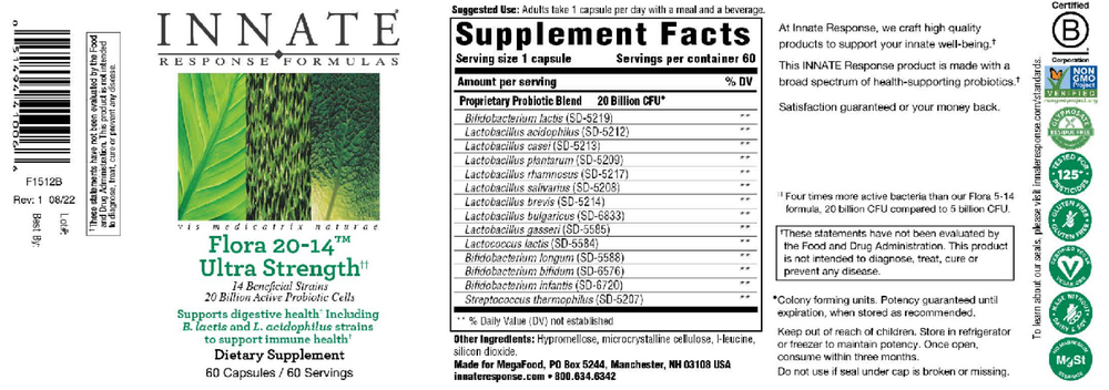 Product image for Flora 20-14™ Ultra Strength.