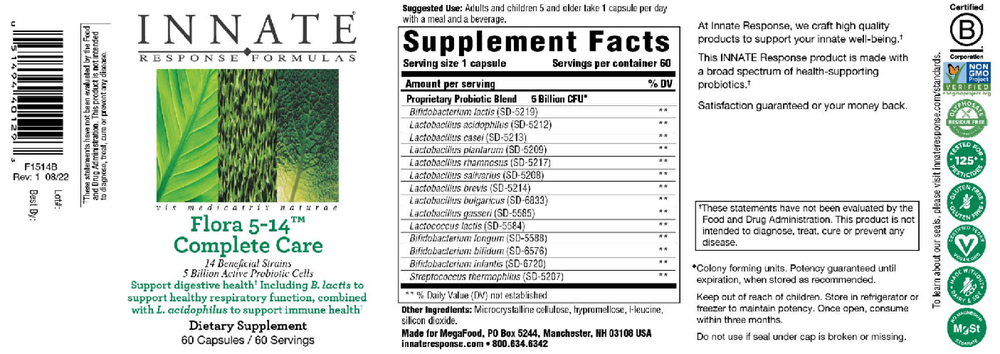 Product image for Flora 5-14™ Complete Care.