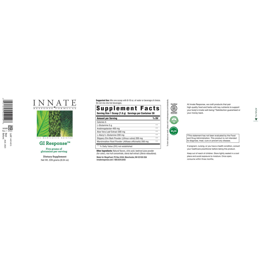 Product image for GI Response.