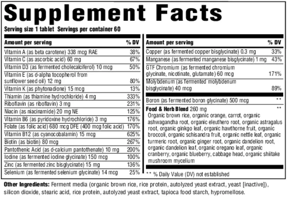 Product image for Men Over 40™ One Daily Iron Free.