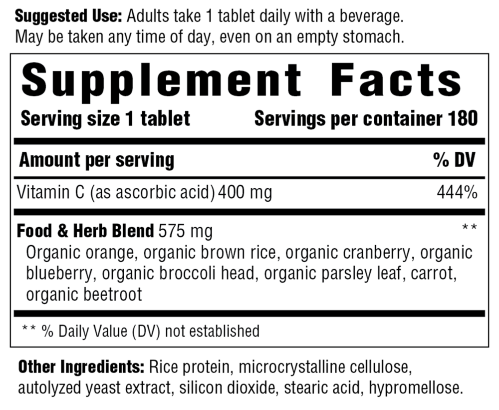 Product image for Vitamin C-400.