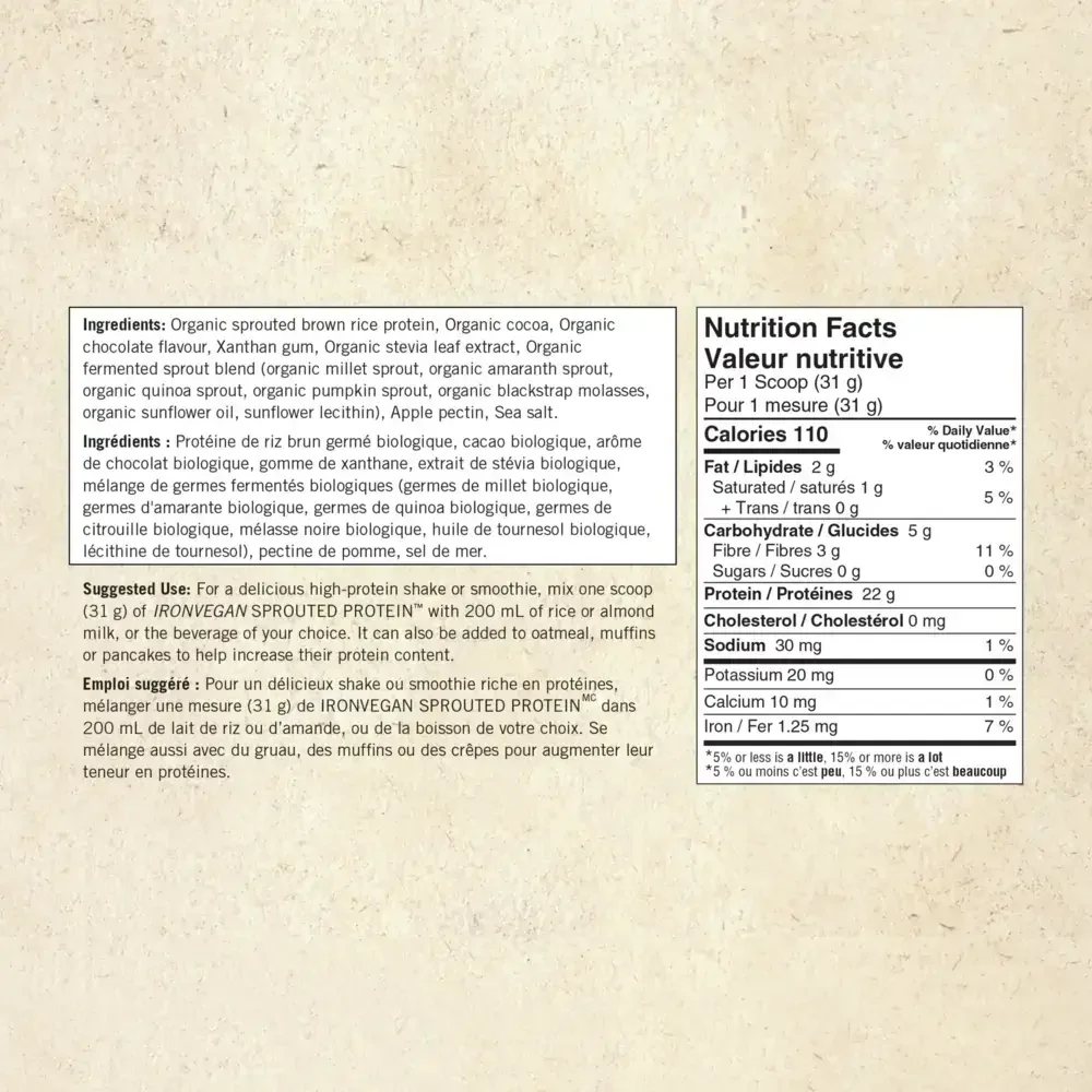 Product image for Sprouted Protein - Chocolate.