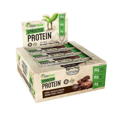 Sprouted Protein Bar - Double Chocolate Brownie 12 Count