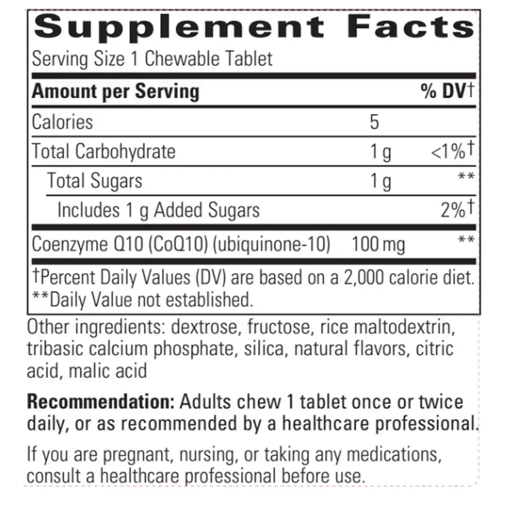 Product image for Vitaline® CoQ10 (100mg) Tropical.
