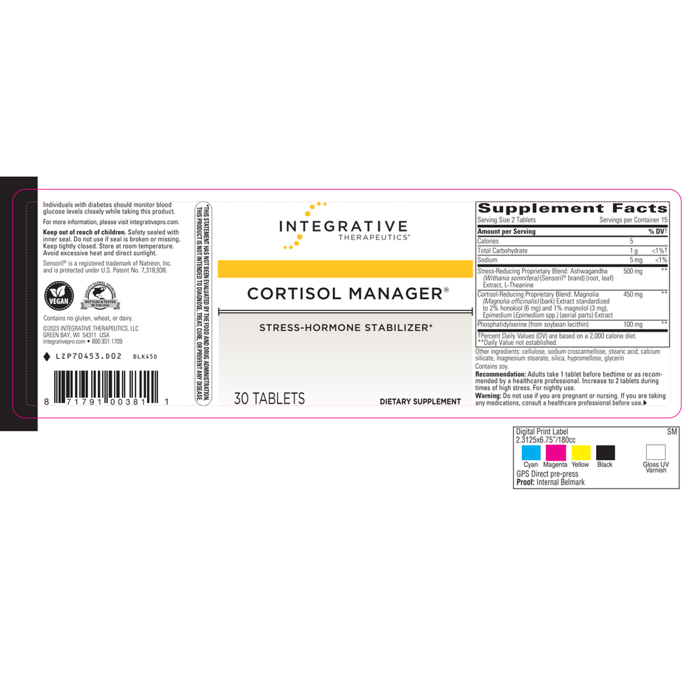 Product image for Cortisol Manager.