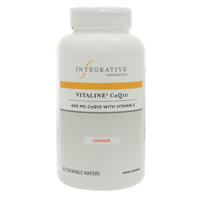 Vitaline CoQ10 400mg w/Vit E Chewable Orange Flavor 90 tablets