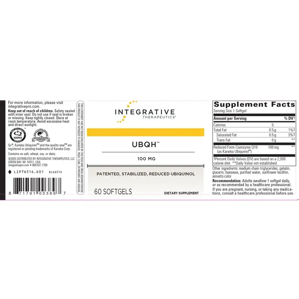 Product image for UBQH 100mg.