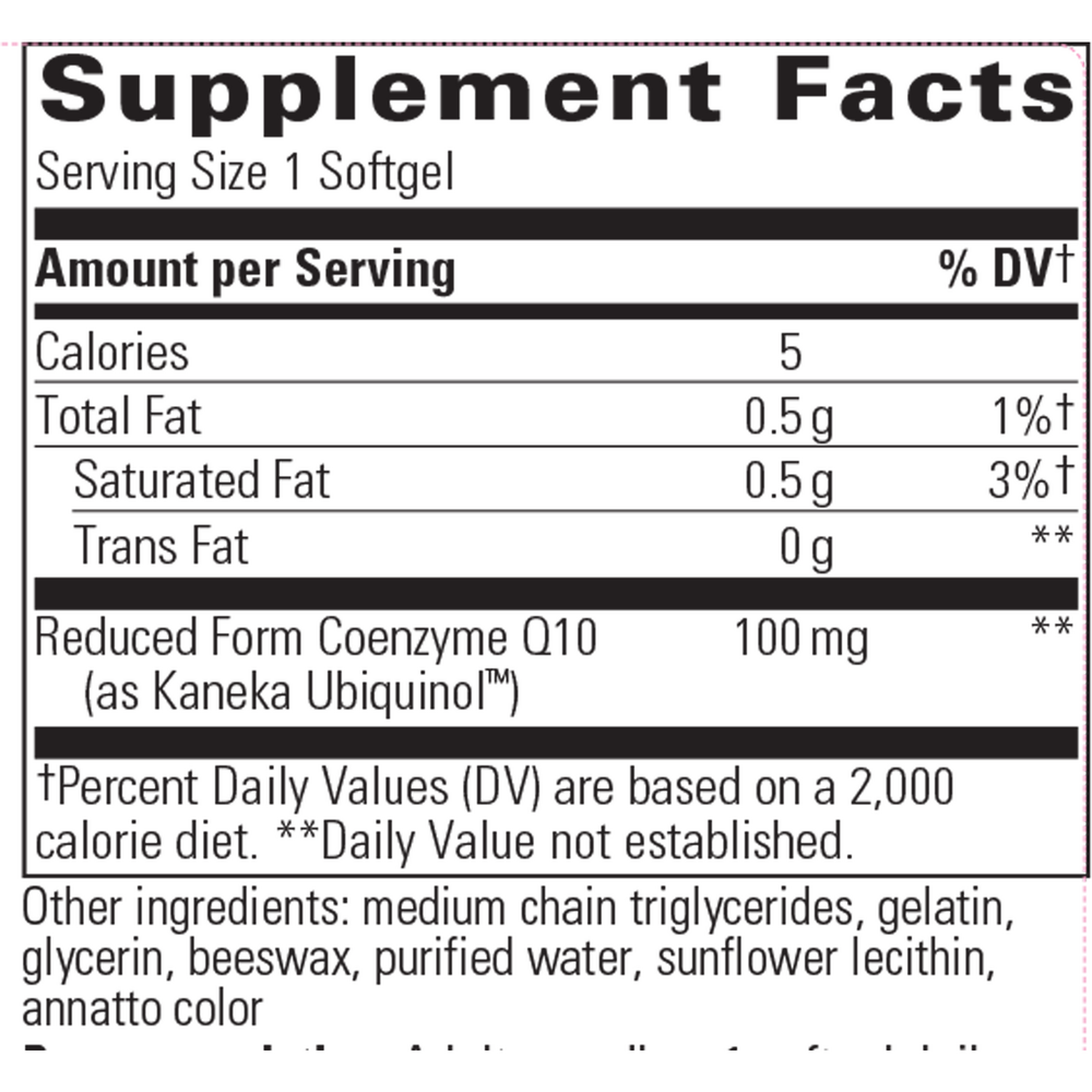 Product image for UBQH 100mg.
