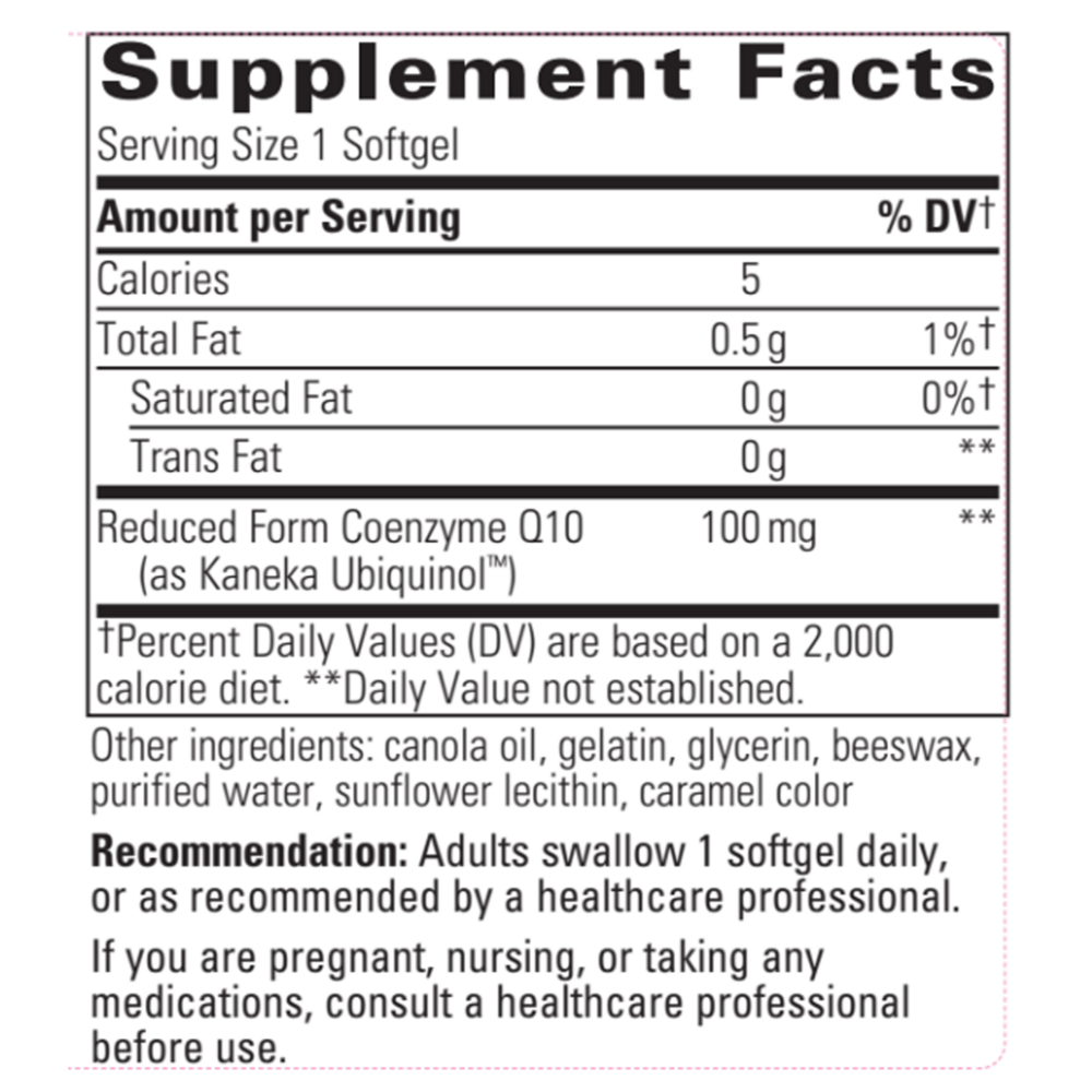 Product image for UBQH 100mg.