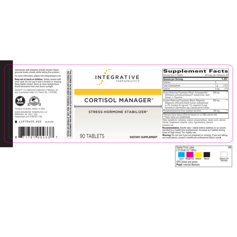 Product image for Cortisol Manager.