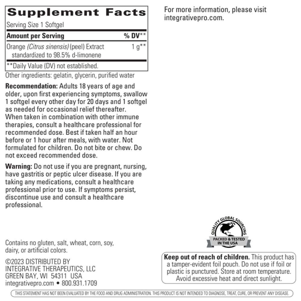 Product image for D-Limonene.