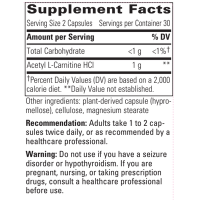 l carnitine tartrate for weight loss Acetyl L Carnitine VS L Carnitine: Which One Is Better? main image 1