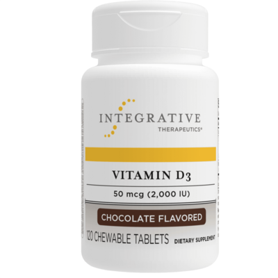 Vitamin D3 2000IU Chewable/Chocolate 120 Chewables