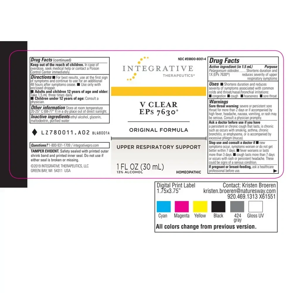 Product image for V Clear EPs 7630 Original Flavor.