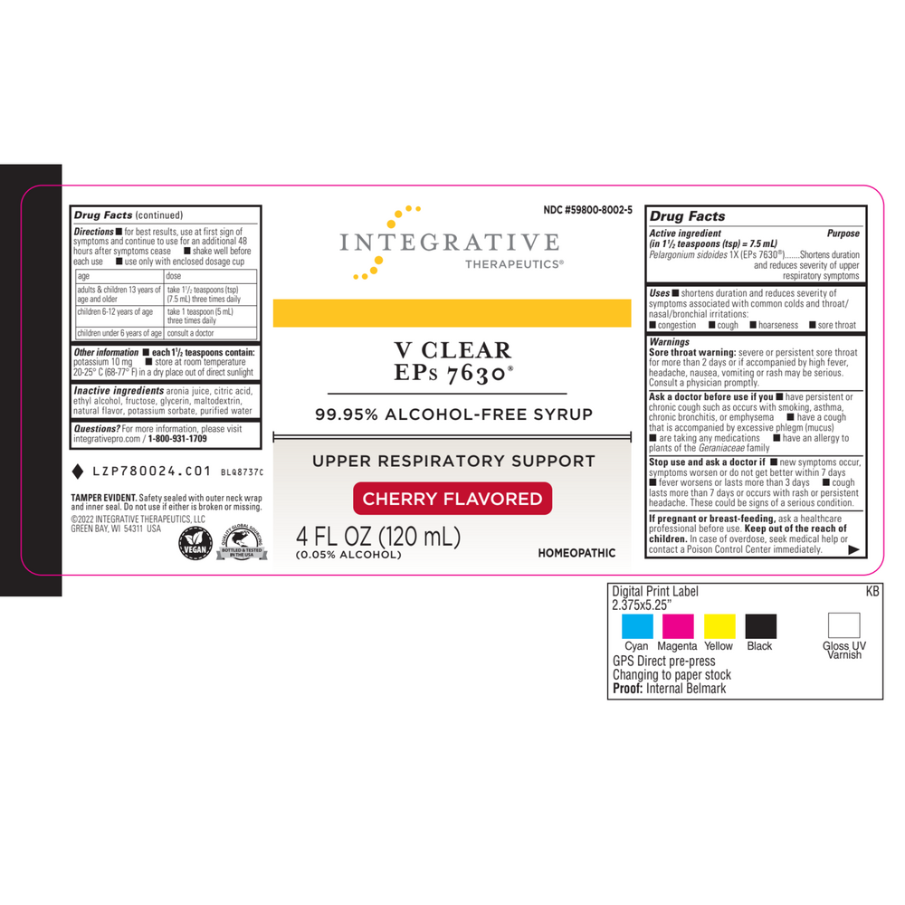 Product image for V Clear EPs 7630® Cherry Flavor.
