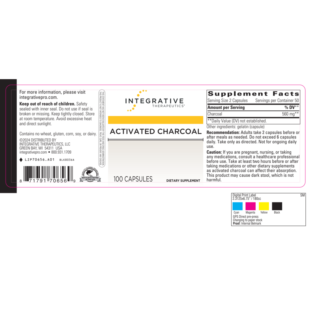 Product image for Activated Charcoal.