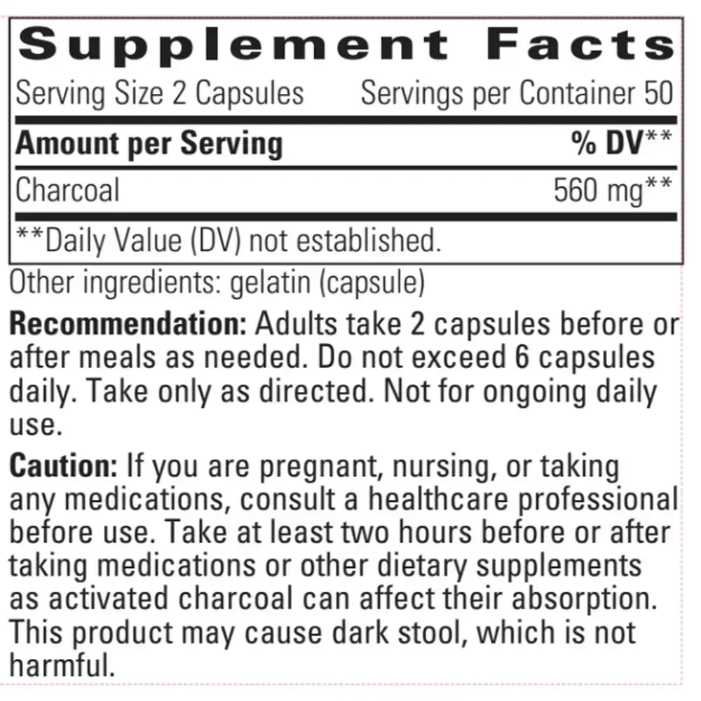 Product image for Activated Charcoal.