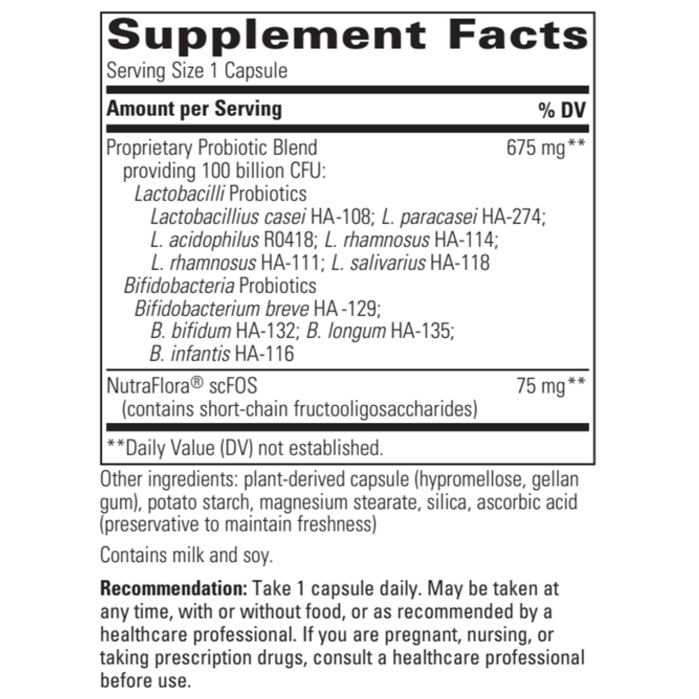 Product image for Enterogenic Intensive 100.