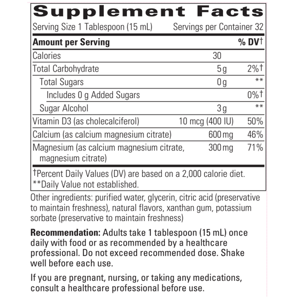 Product image for Liquid Calcium Magnesium Orange-Vanilla 2:1.