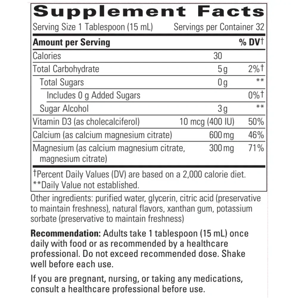 Product image for Liquid Calcium Magnesium Orange-Vanilla 2:1.