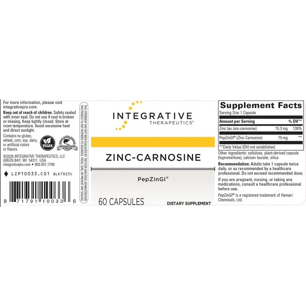 Product image for Zinc-Carnosine.