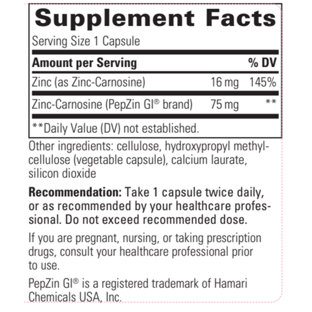 Product image for Zinc-Carnosine.