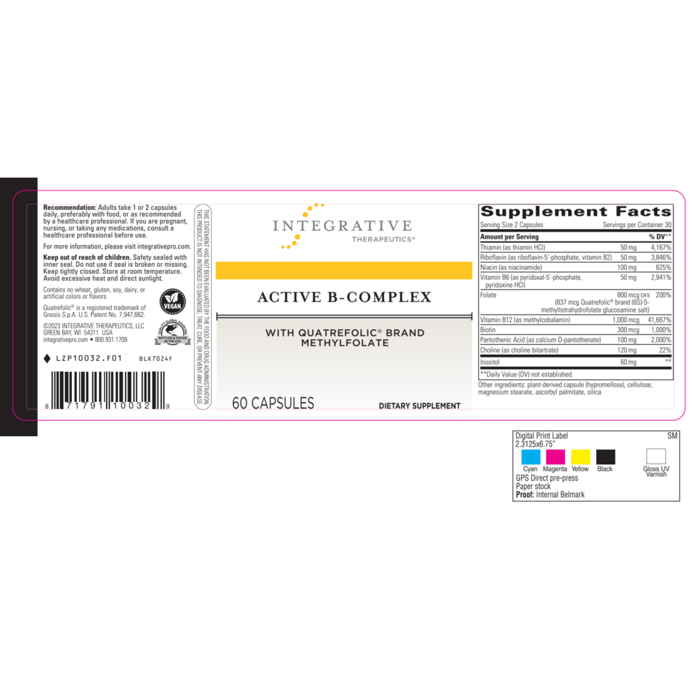 Product image for Active B-Complex.