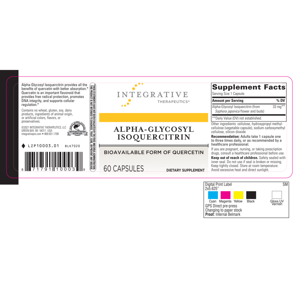 Product image for Alpha-Glycosyl Isoquercitrin.