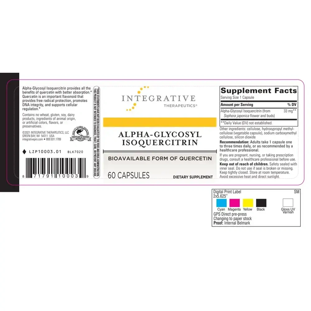 Product image for Alpha-Glycosyl Isoquercitrin.