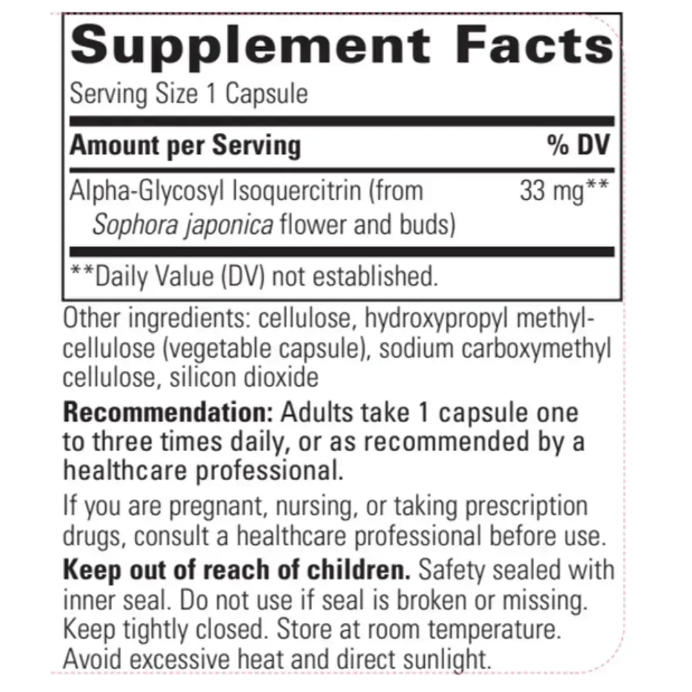 Product image for Alpha-Glycosyl Isoquercitrin.