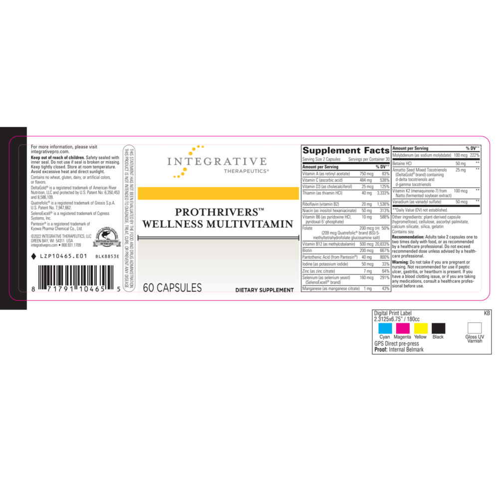 Product image for ProThrivers™ Wellness Multivitamin.