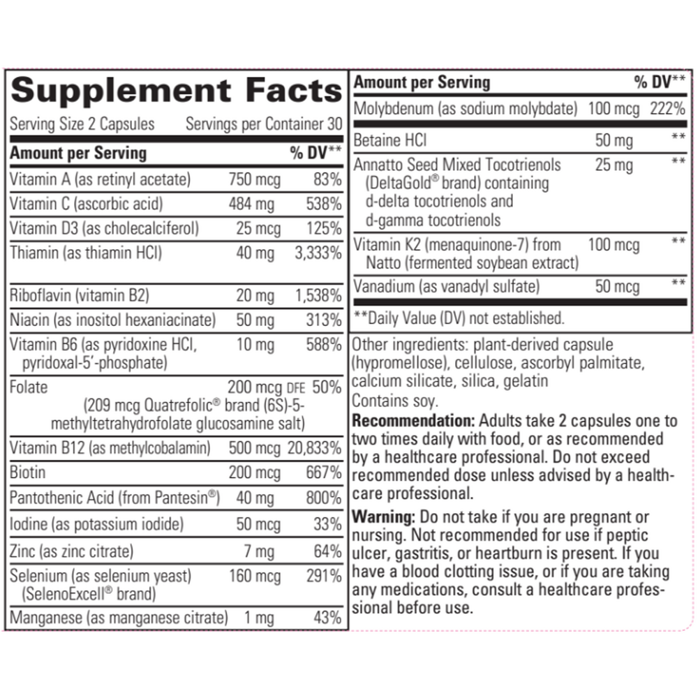 Product image for ProThrivers™ Wellness Multivitamin.