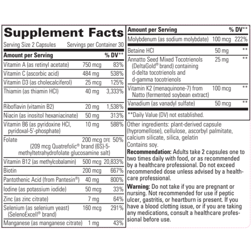 Product image for ProThrivers™ Wellness Multivitamin.