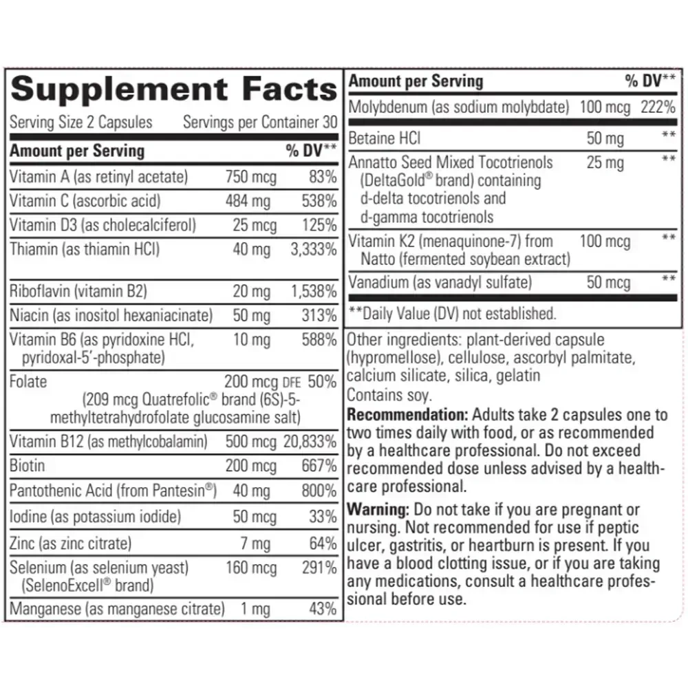 Product image for ProThrivers™ Wellness Multivitamin.
