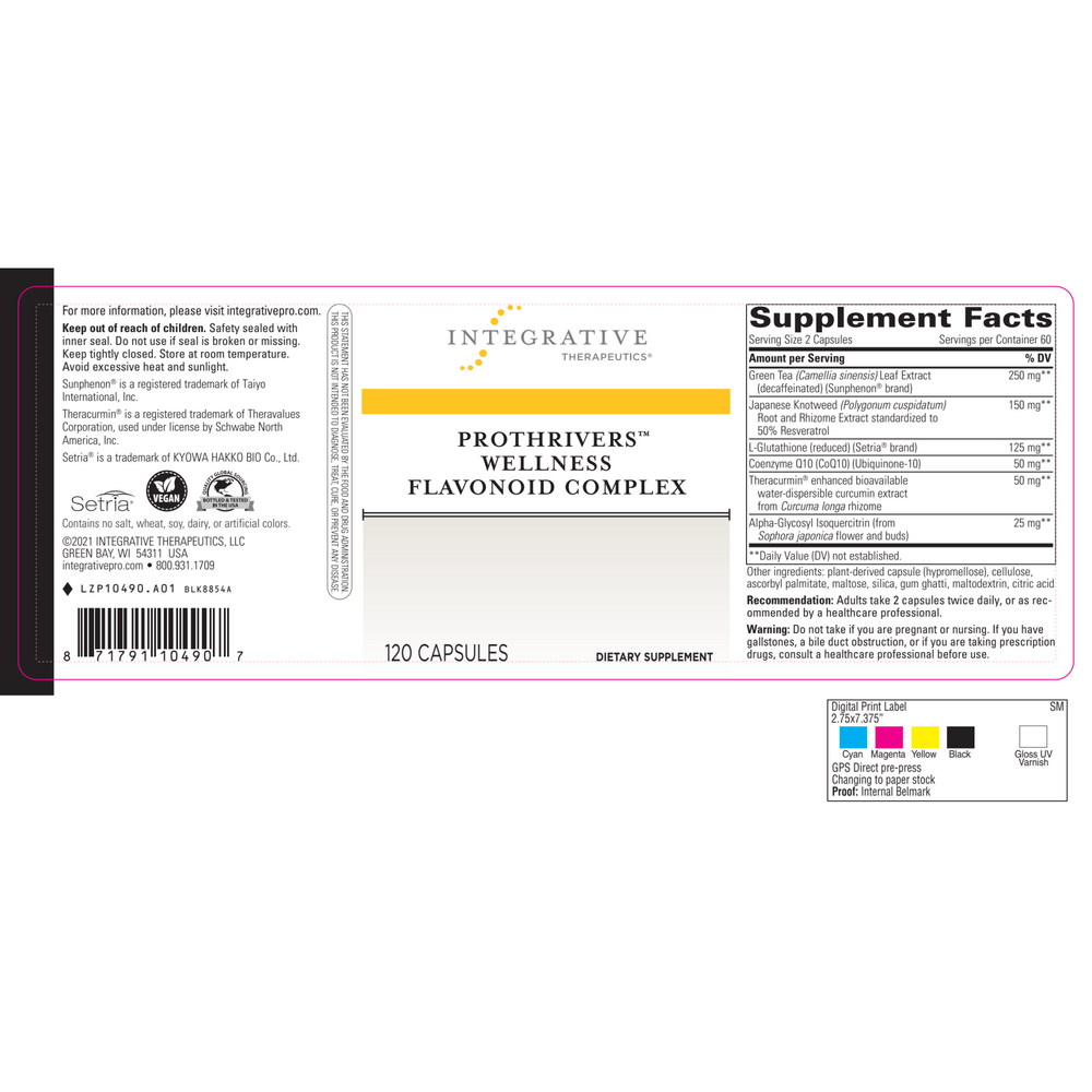 Product image for ProThrivers Wellness Flavonoid Complex.