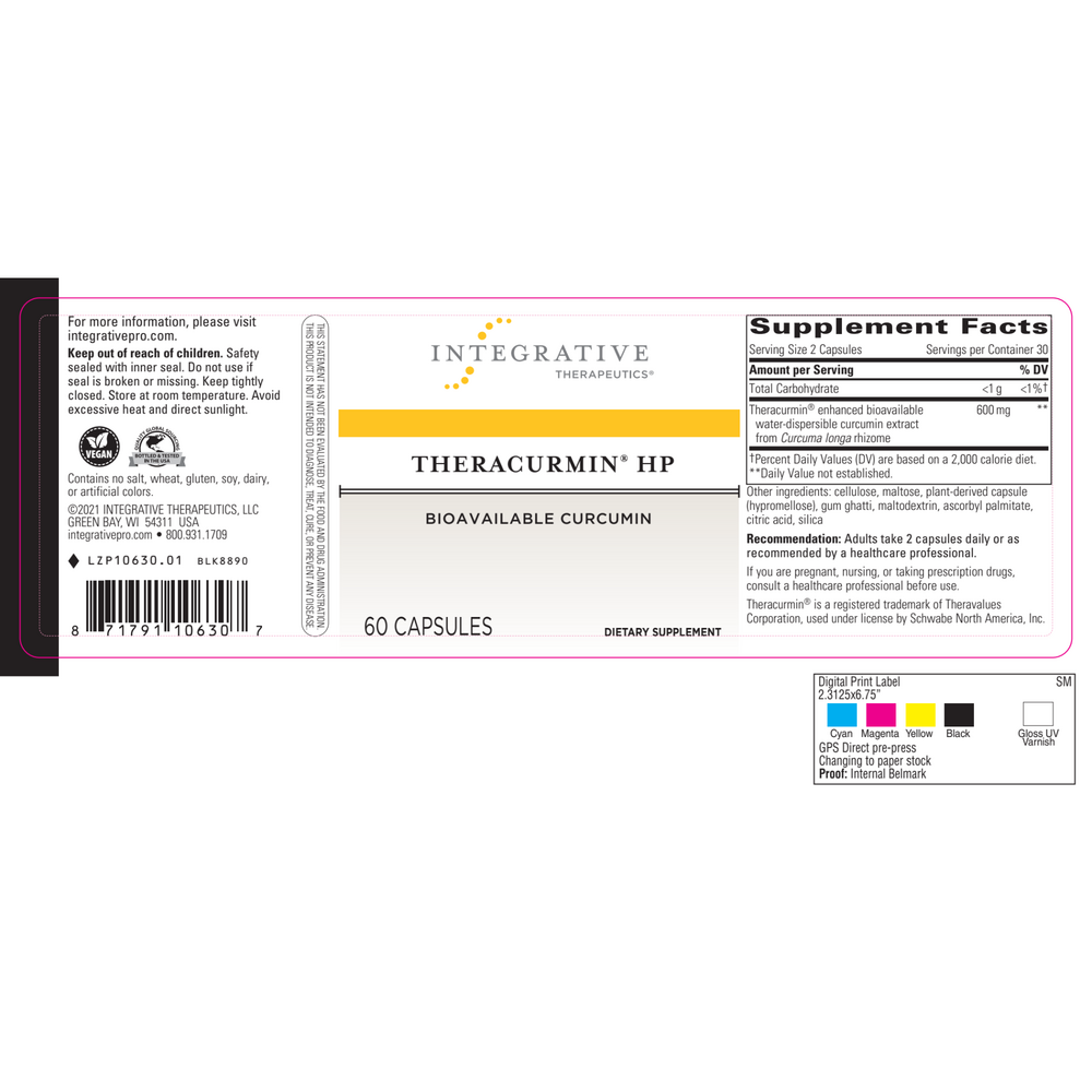 Product image for Theracurmin HP.