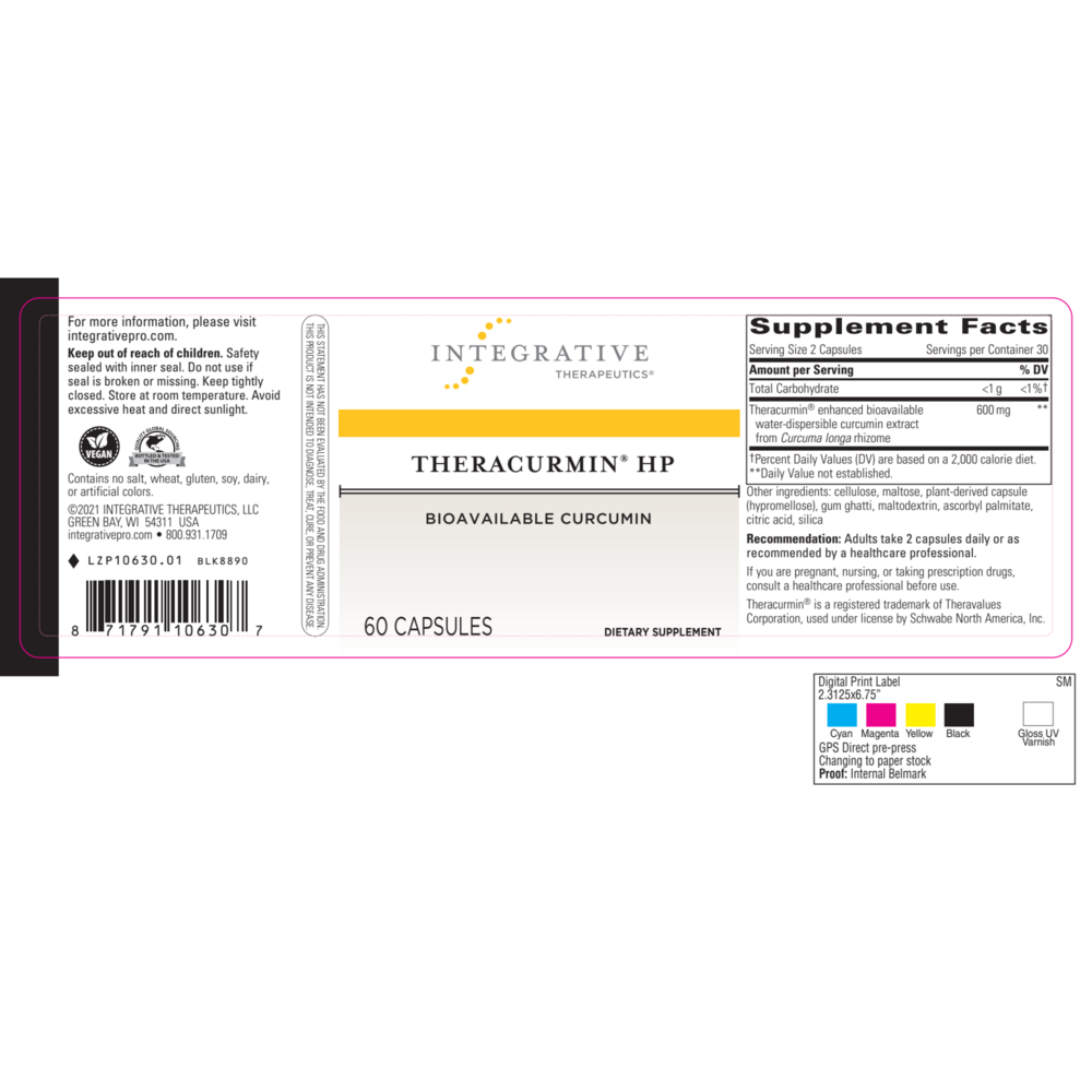 Product image for Theracurmin HP.
