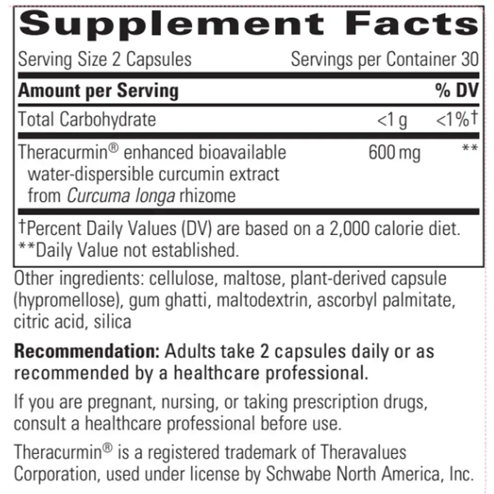 Product image for Theracurmin HP.
