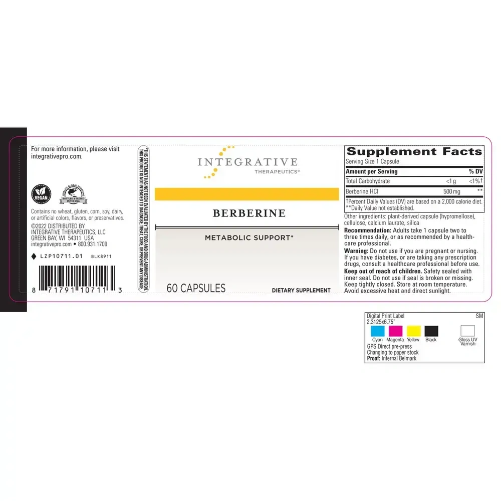 Product image for Berberine 500mg.