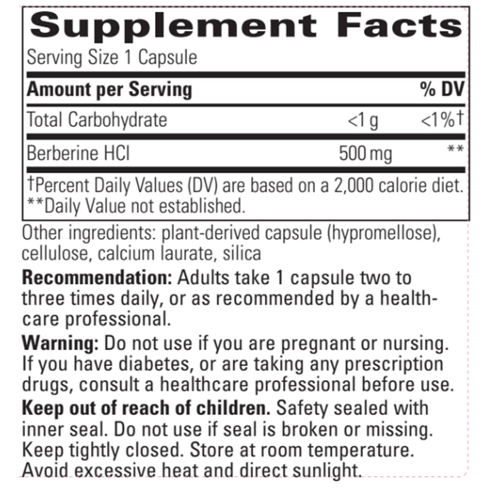 Product image for Berberine 500mg.