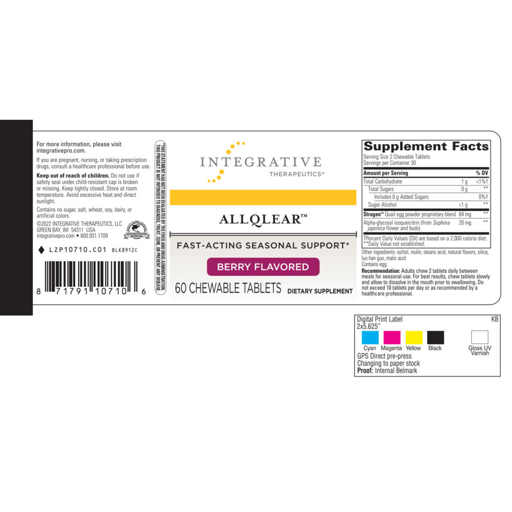 Product image for AllQlear Chewable.