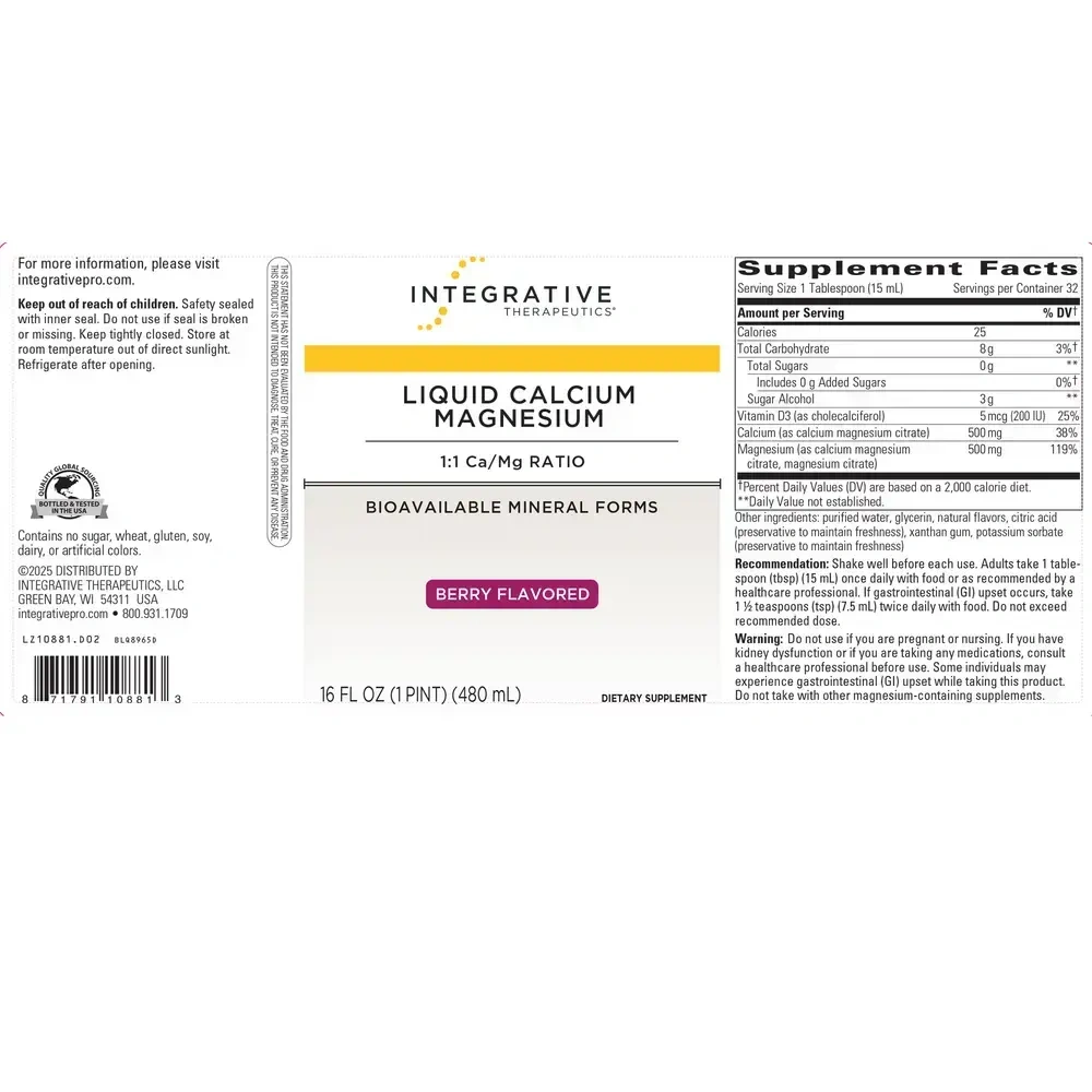 Product image for Liquid Calcium Magnesium Berry 1:1.
