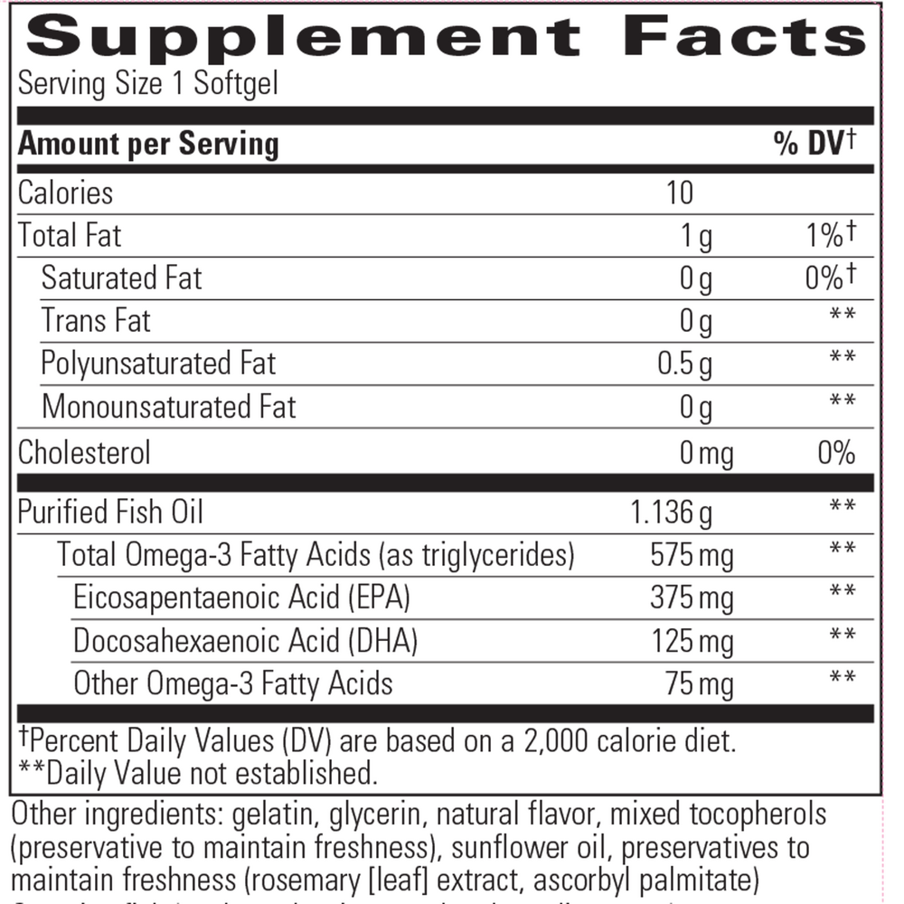 Product image for Pure Omega HP Softgels.